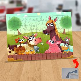 1196698 Sevimli Bakan Hayvanlar 99 Parça Puzzle Yapboz Tablo