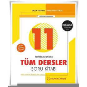 11sınıf Eşit Ağırlık Tüm Dersler Soru Bankası Palme Yayın