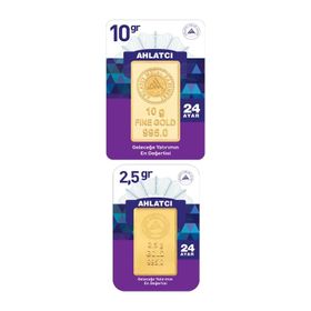 12.5 gr 24 Ayar Külçe Altın