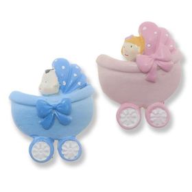12 Adet Fiyonklu Pusette Bebek Biblo