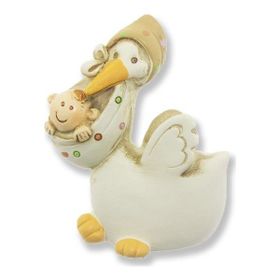 12 Adet Leylekli Bebek Vintage Biblo
