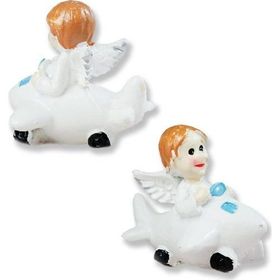 12 Adet Uçakta Melek Kanatlı Bebek Biblo