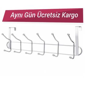 12 Kancalı Kapı Arkası Askılığı