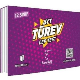 12. Sınıf AYT Cep Test Türev Karekök Yayınları