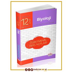 12. Sınıf Biyoloji Öğretmenin Ders Notları Editör Yayınları