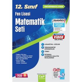 12.Sınıf Fen Lisesi Matematik 2023 Soru Bankası Yarı Çap Yayınları