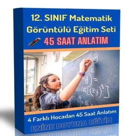 12.Sınıf Matematik Görüntülü Eğitim Seti
