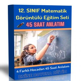 12.Sınıf Matematik Görüntülü Eğitim Seti