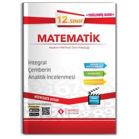 12. Sınıf Matematik İntegral Çemberin Analitik İncelenmesi Kazanım Merkezli Soru Kitapçığı Video Çözümlü-Sonuç Yayınları