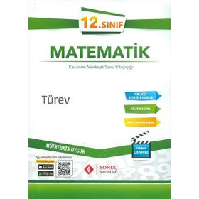 12. Sınıf Matematik Türev Kazanım Merkezli Soru Kitapçığı Video Çözümlü-Sonuç Yayınları