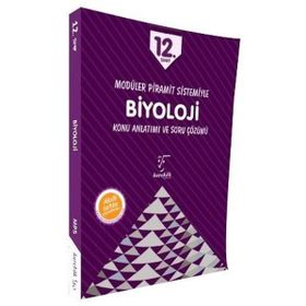 12.Sınıf Modüler Piramit Sistemiyle Biyoloji Konu Anlatımı ve Soru Çözümü Karekök Yayınları