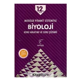 12.Sınıf Modüler Piramit Sistemiyle Biyoloji Konu Anlatımı ve Soru Çözümü Karekök Yayınları