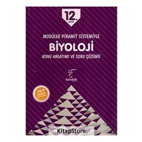 12.Sınıf Modüler Piramit Sistemiyle Biyoloji Konu Anlatımı ve Soru Çözümü Karekök Yayınları