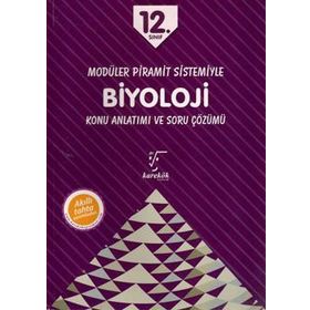 12. Sınıf MPS Biyoloji Konu Anlatımı ve Soru Çözümü Karekök Yayınları