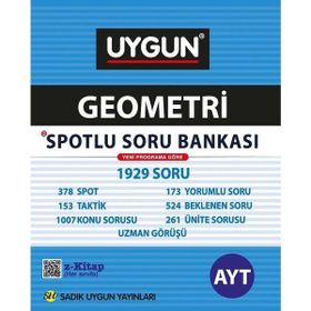 12. Sınıf Spotlu Geometri AYT-Sadık Uygun Yayınları