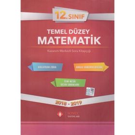 12. Sınıf Temel Düzey Matematik Kazanım Merkezli Soru Kitapçığı - Sonuç Yayınları