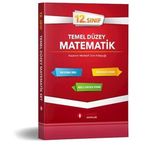 12. Sınıf Temel Düzey Matematik Tek Kitap - Sonuç Yayınları