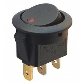 12 Volt Işıklı on-off 3 Pin Anahtar