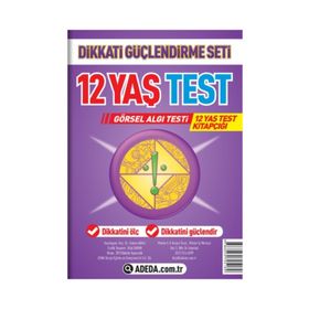 12 Yaş Test Görsel Algı Seti - 12 Yaş Test Kitapçığı - Doç. Dr. Osman Abalı