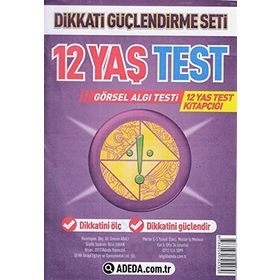 12 Yaş Test Görsel Algı Seti - 12 Yaş Test Kitapçığı - Doç. Dr. Osman Abalı