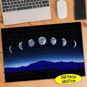 120250696 Ay Tutulması Evresi 240 Parça Puzzle Yapboz
