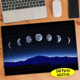 120250696 Ay Tutulması Evresi 240 Parça Puzzle Yapboz