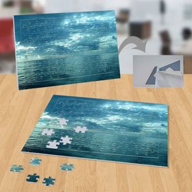 12037732 Bulutlu Gökyüzü Deniz Doğa 99 Parça Puzzle Yapboz Tablo