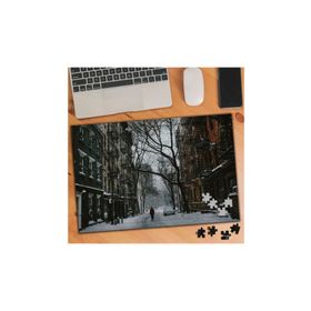 1209401 Karlı Sokak Arası Görüntüsü 240 Parça Puzzle Yapboz