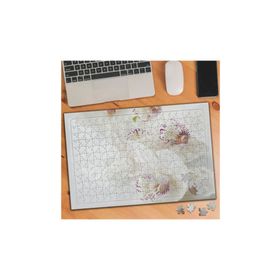 1209612 Beyaz Mor Orkide 240 Parça Puzzle Yapboz