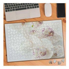 1209612 Beyaz Mor Orkide 240 Parça Puzzle Yapboz