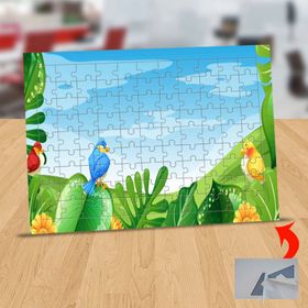 121658 Bitkilerin Arasında Kuşlar 99 Parça Puzzle Yapboz Tablo