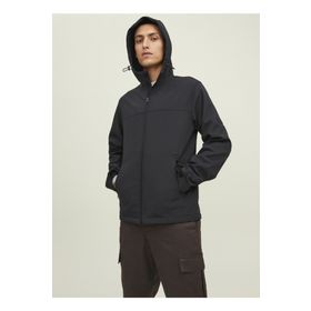 12212363 Jack & Jones Jjemarvin Hood Softshell Noos Erkek Mont Black