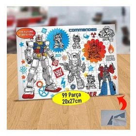 1223 Yapay Zeka Güçlü Robotlar 99 Parça Puzzle Yapboz Tablo
