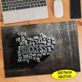 12274374 Tipgrafi Success Yazılı 240 Parça Puzzle Yapboz