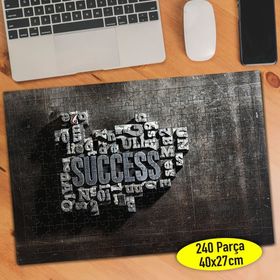 12274374 Tipgrafi Success Yazılı 240 Parça Puzzle Yapboz