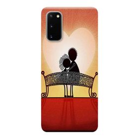 123 Samsung Galaxy S20 SM-G980F Love Bank Baskılı Silikon Kılıf