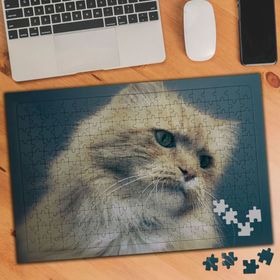 1245963 Huysuz Kedi 240 Parça Puzzle Yapboz