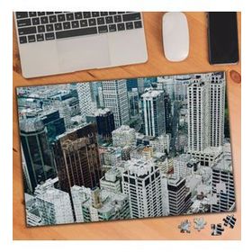 1246535 Şehrin Bina Hali 240 Parça Puzzle Yapboz
