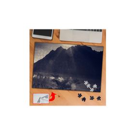 1254 Dağlar Ardındaki Güneş 240 Parça Puzzle Yapboz Tablo