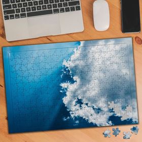 12579 Mavi Huzur Dolu Gökyüzü 240 Parça Puzzle Yapboz