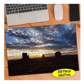 1258 Gün Batımı Arizona Monument Valley 240 Parça Puzzle Yapboz