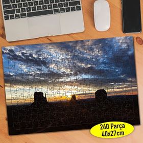 1258 Gün Batımı Arizona Monument Valley 240 Parça Puzzle Yapboz