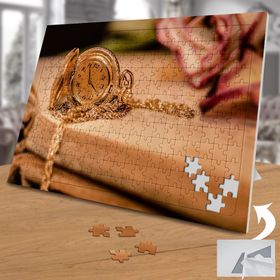 12625 Köstekli Saat Kitap Zaman 240 Parça Puzzle Yapboz