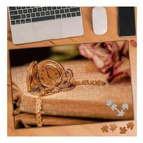 12625 Köstekli Saat Kitap Zaman 240 Parça Puzzle Yapboz