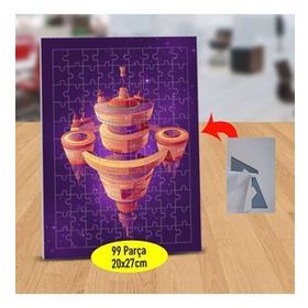 12687 Uzay Boşluğunda Uzay Mekiği 99 Parça Puzzle Yapboz Tablo