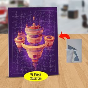 12687 Uzay Boşluğunda Uzay Mekiği 99 Parça Puzzle Yapboz Tablo