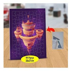 12687 Uzay Boşluğunda Uzay Mekiği 99 Parça Puzzle Yapboz Tablo