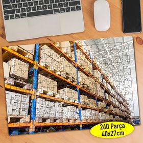 127809008 Fabrikanın Depo Alanı 240 Parça Puzzle Yapboz