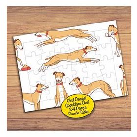 127PZ Koşan Güzel Köpek Çocuklara Özel Puzzle Yapboz Tablo