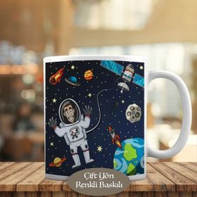 1284-4755 Selam Veren Astronot Kupa Bardak